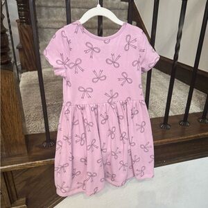 Cat & Jack Light Purple Bow Print Dress